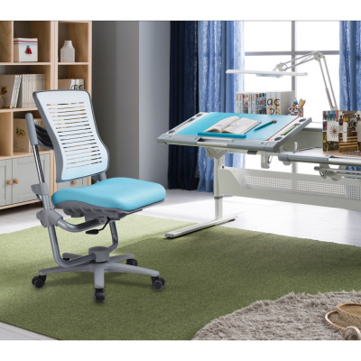 Накладка на стол с магнитным держателем Голубая Comf-pro