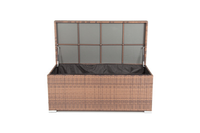 "Порту" сундук водонепроницаемый из искусственного ротанга, цвет коричневый
