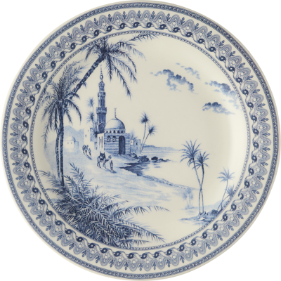 Тарелки под канапе Blue 4шт